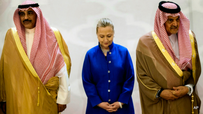 Clinton Saudi