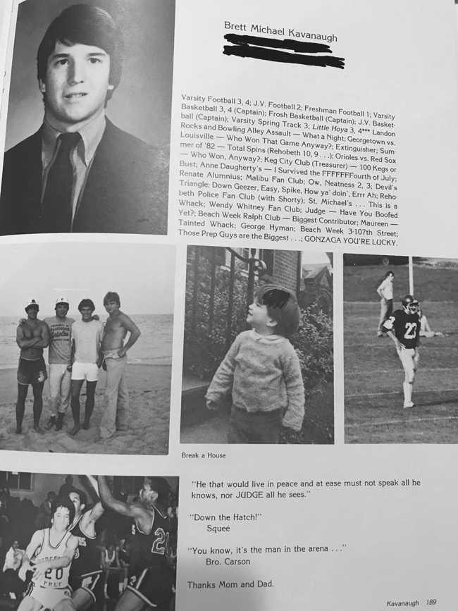 Kavanaught Yearbook